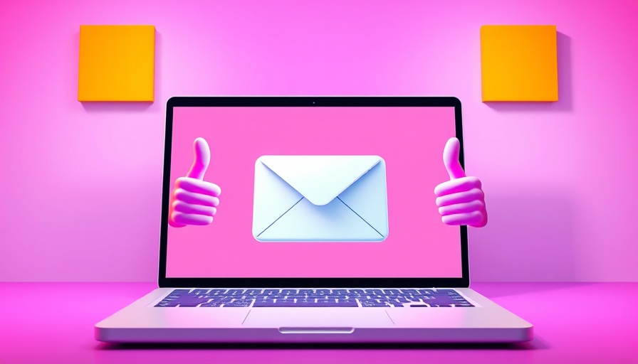Digital email graphic with thumbs up for HubSpot Transactional Email Pricing.