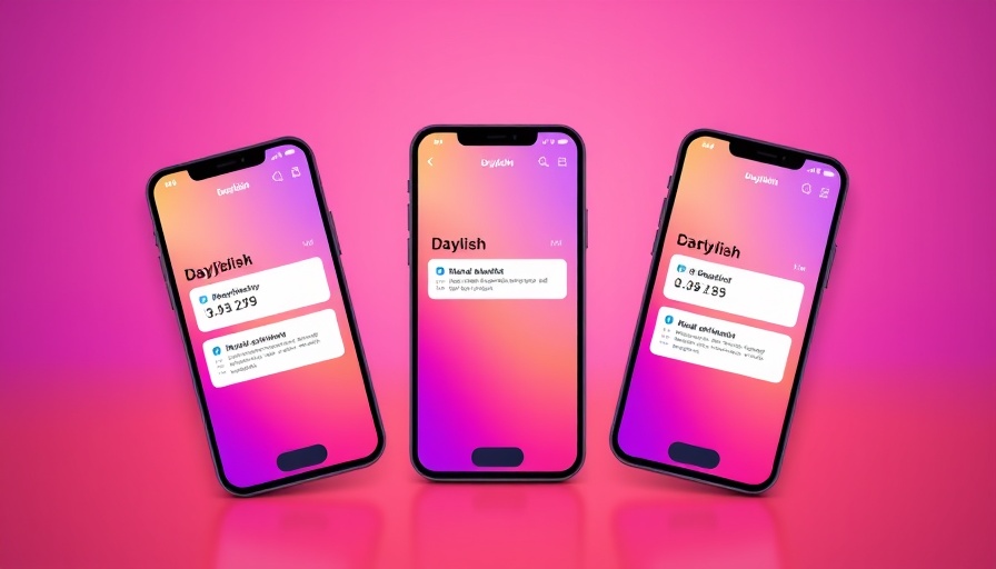 Daylish calendar and timers app interface on smartphone screens.