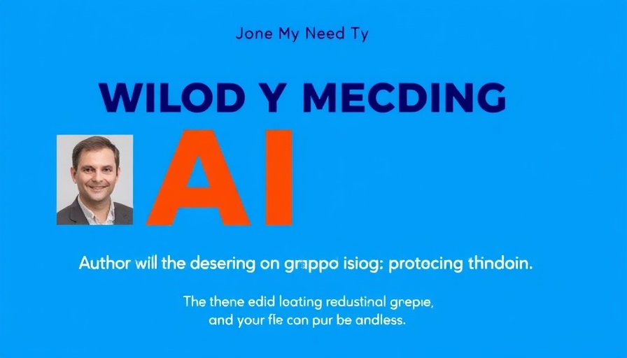 AI-generated content marketing blog banner with bold typography