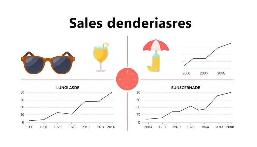 Infographic of store sales categories with common separator tokens.