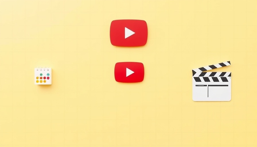 Schedule YouTube Shorts concept with icons on yellow grid