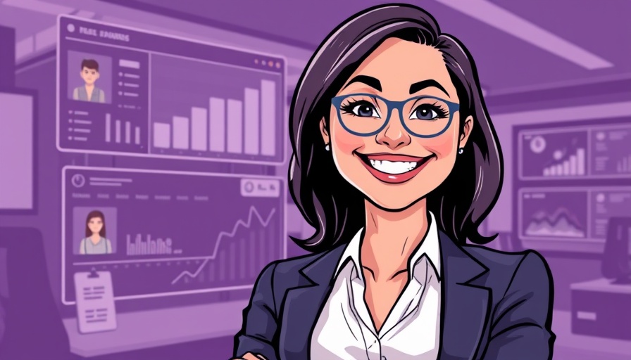 Confident businesswoman enhancing LinkedIn executive presence.