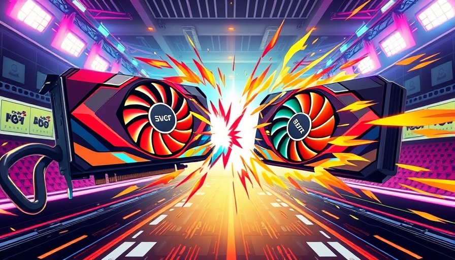 Model Selection in Machine Learning concept with graphics card showdown.