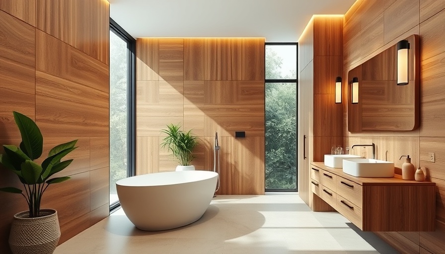 Modern bathroom with PVC wall panels for budget renovation