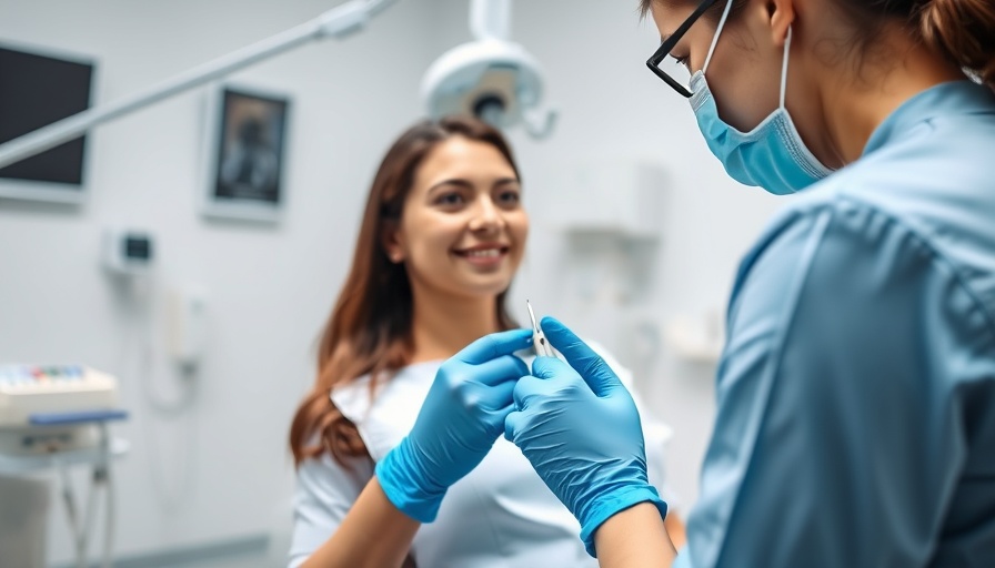 Medical professional examines patient, related to fake Botox poisoning cases.
