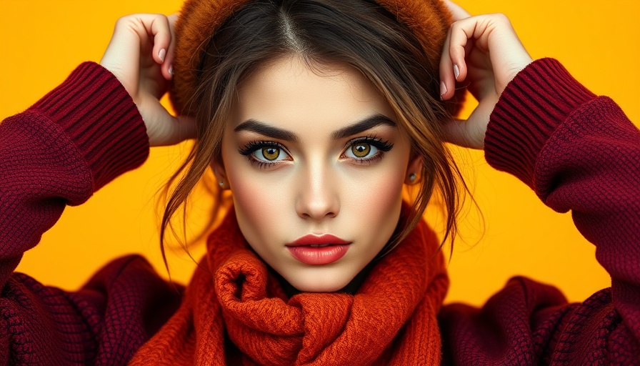Autumn/winter 2025 fashion trends for women highlighted by a stylish model against a yellow backdrop.