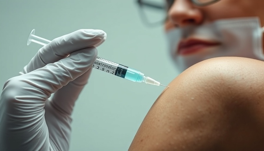 Close-up image of gonorrhoea vaccine rollout in a clinical setting.
