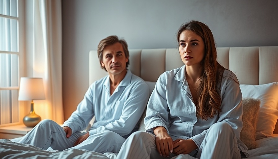Couple discussing lack of desire in relationships, introspective mood.