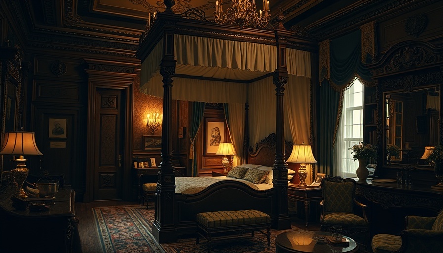 Luxurious Islay whisky boutique hotel room with ornate decor.