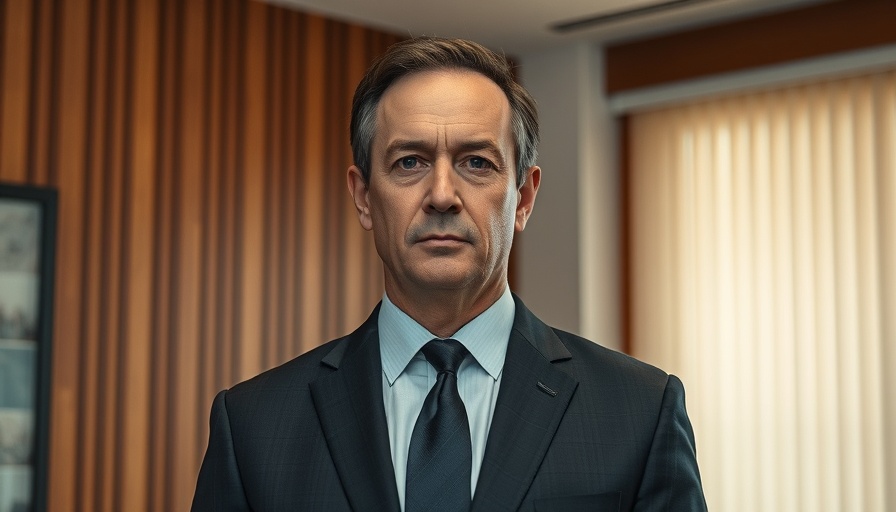 Formal man indoors with serious expression, Brückner released from prison