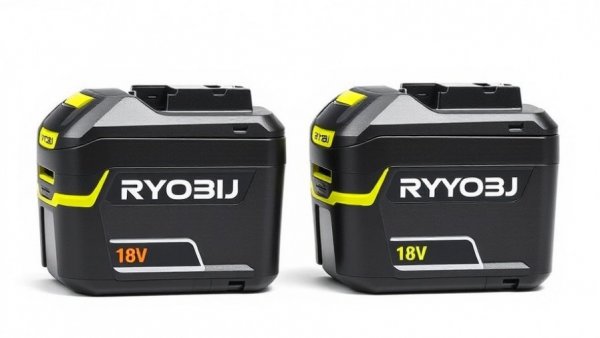 Ryobi 18V High Performance Batteries on sale, sleek design.