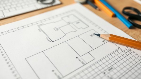 Graph paper showing plywood efficiency techniques with pencil layout.