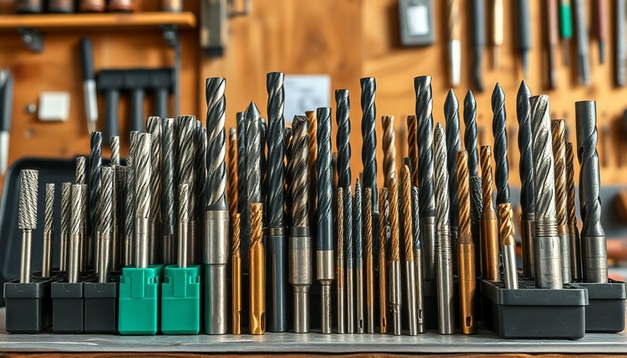 Best Drill Bits for Metal in 2025 displayed on a workbench.