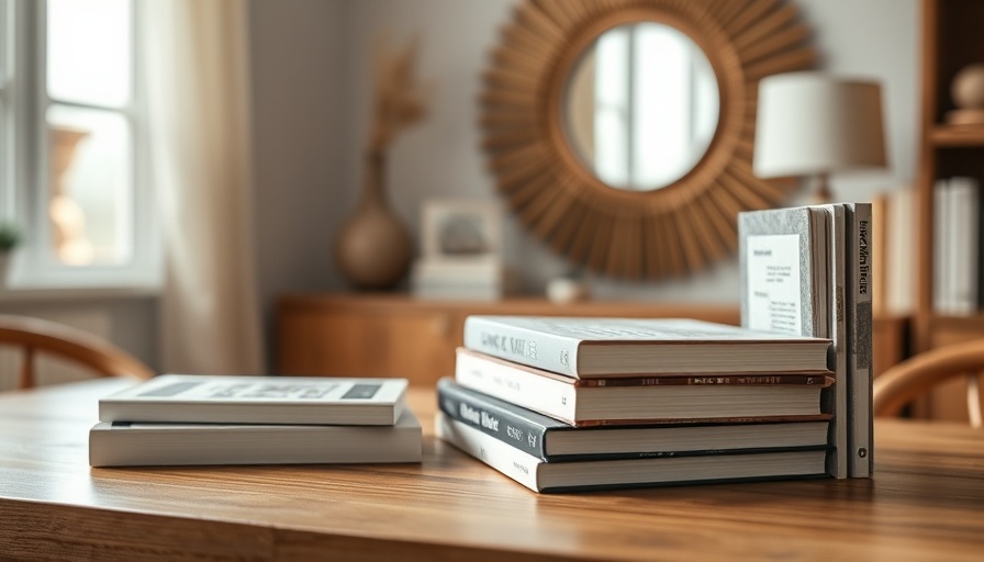 DIY Tabletop Book Holder on a stylish green chest with sunburst mirror.