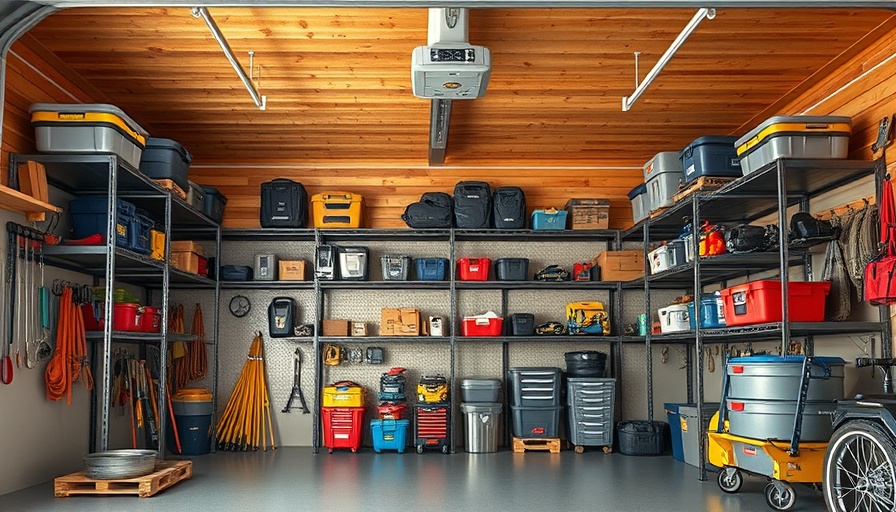 Cost-effective garage shelving solutions in an organized DIY setup.