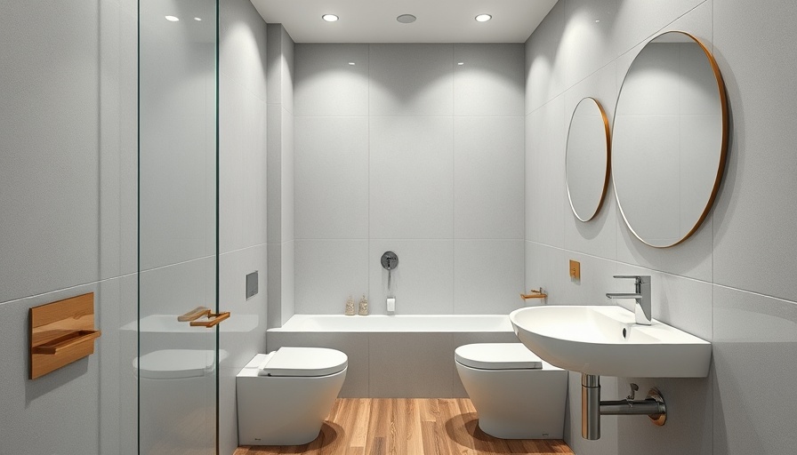 Modern bathroom design with sleek fixtures debunking remodeling myths.