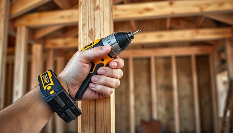 DeWalt FlexDrive Cordless Screwdriver DWHT66719 in action on wood.