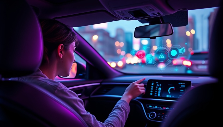Futuristic car interior with digital interface, signifying car subscription services.