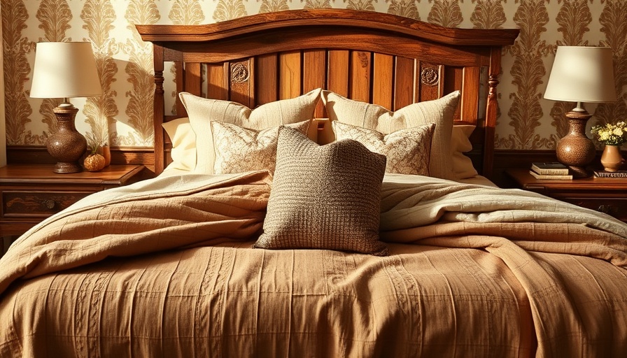 Cozy bedroom with fall fashion essentials, home improvement