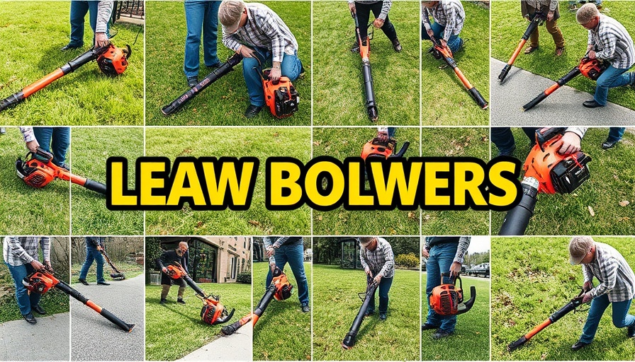 Best Backpack Leaf Blower 2025 in vibrant outdoor collage showcasing usage and models.