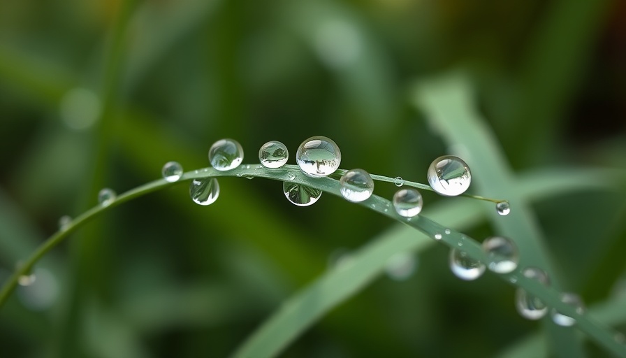 Dewy grass close-up symbolizing Buddhism Three Marks of Existence.