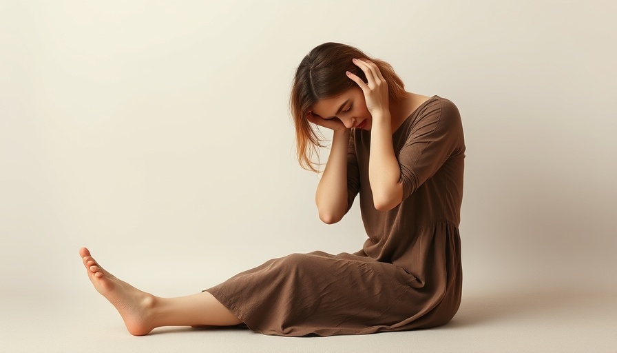 Young woman embracing emotions, symbolizing letting go for personal growth.