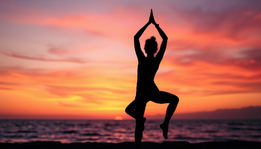 Silhouette of woman doing yoga at sunset reflecting life's hard truths.