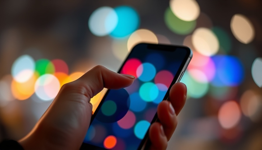 Abstract image of a smartphone with bokeh lights highlighting joy-draining social habits.