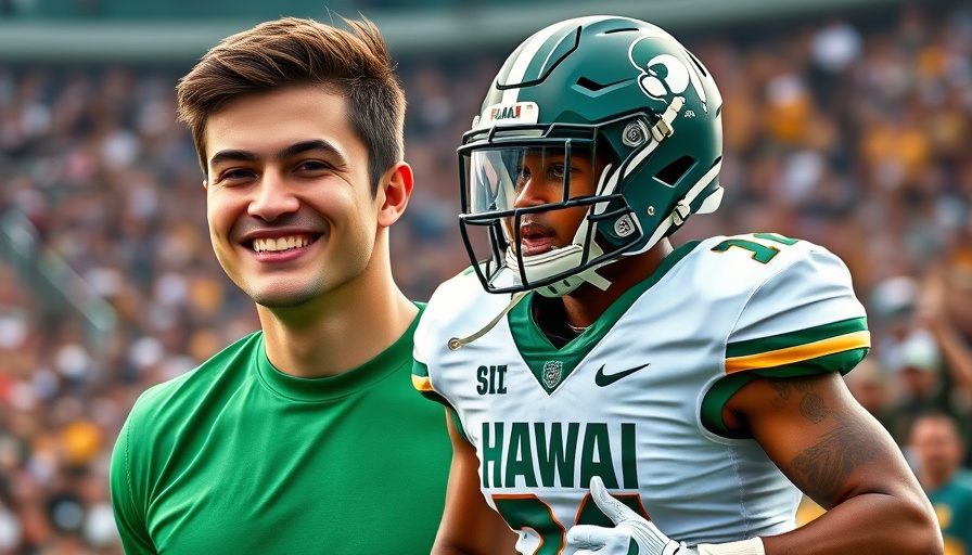 Japanese kicker learns football, player in traditional gear.