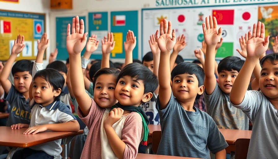 Diverse students in a Turkish classroom, discussing Education Gap in Turkey.