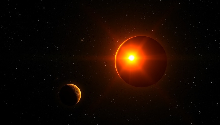 James Webb Space Telescope view of TRAPPIST-1e orbiting star.