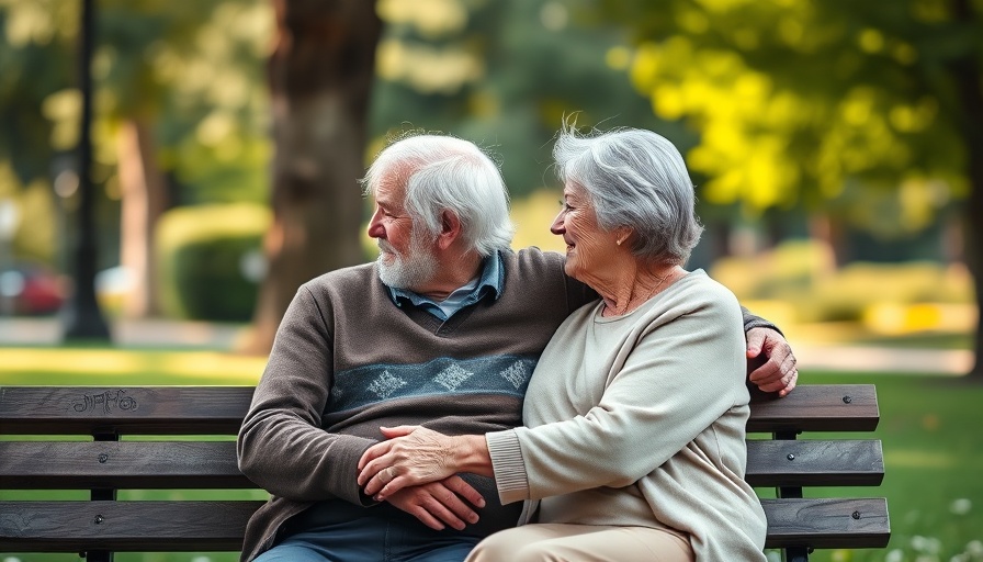 Elderly couple exhibiting good old-fashioned relationship habits
