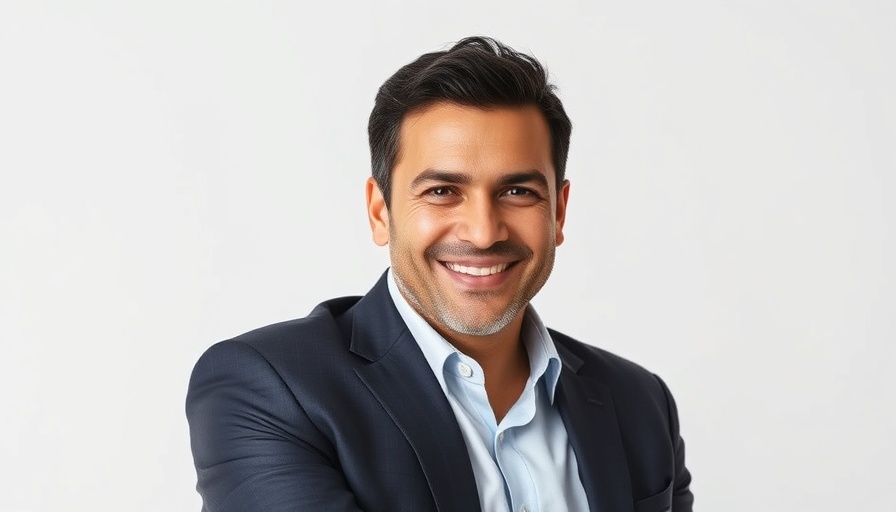 Confident man smiling in business attire for financial planning.