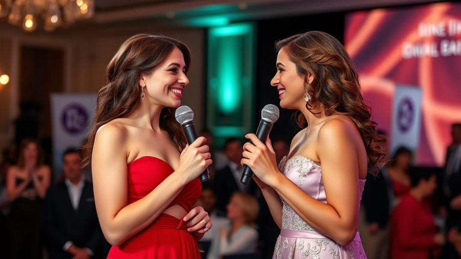 Women discussing financial planning for women after divorce at event.