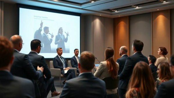 Business conference panel discussing Private Credit Outlook 2025.