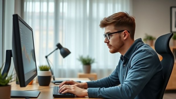 Modern battery backup solutions for homeowners at a workspace