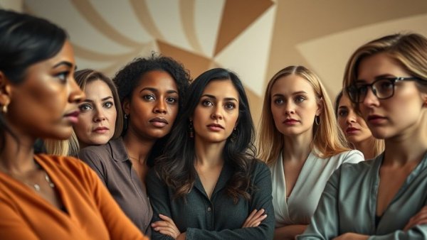Diverse group of women discussing postpartum psychosis impact.