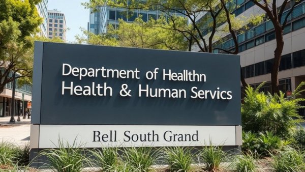 Dallas Fort Worth health building signage with trees