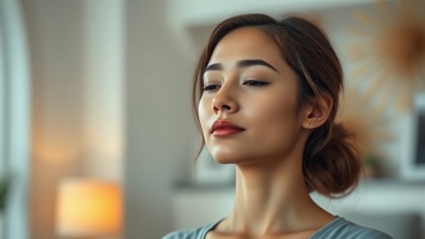 Breathing exercises to naturally enhance indoor scent