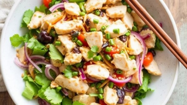 Asian-Inspired Chicken Salad With Sesame Dressing