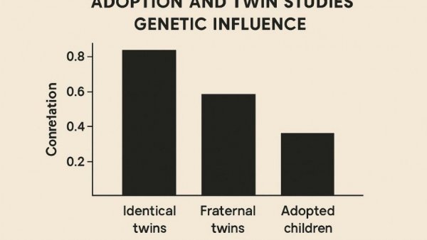 Chart on adoption, twin studies and weight regain factors