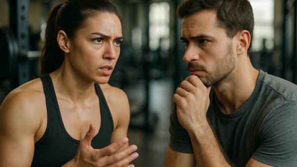Discussion on Placebo and Nocebo Effects between two focused individuals in gym