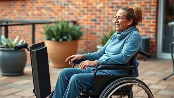 O.J. Brigance ALS awareness, man with assistive tech and smiling woman