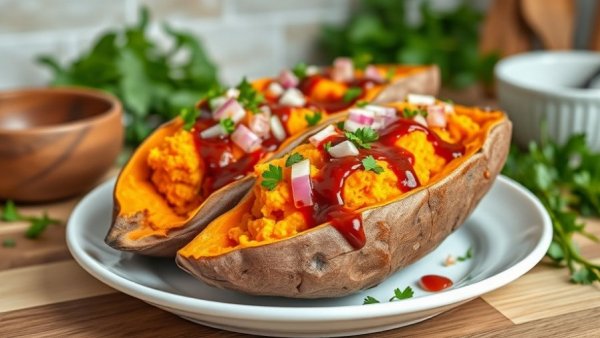 Easy recipes: delicious baked sweet potatoes with toppings
