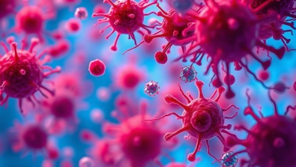 Microscopic view of bacteria relevant to Dallas Fort Worth food safety.