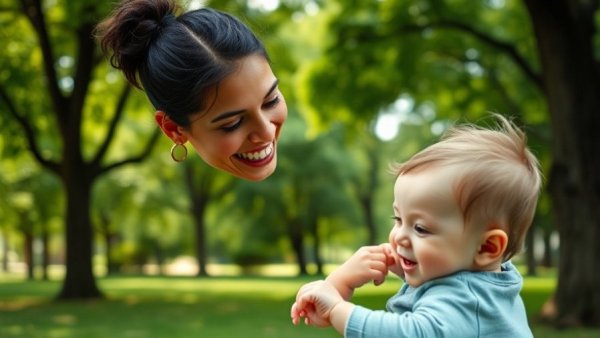 Active mom exercising with baby outdoors, lifestyle change example