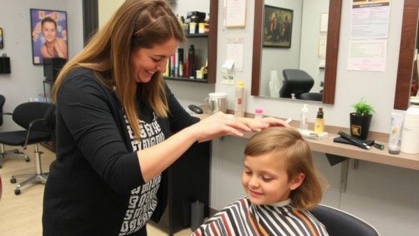 Speech therapist boosts young clients' confidence through free haircuts