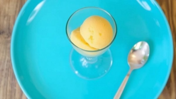 3-Ingredient Mango Sherbet