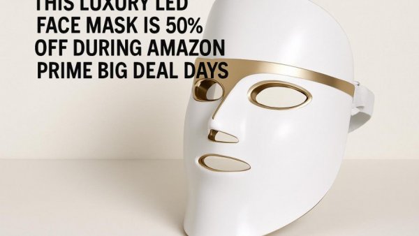 This Luxury LED Face Mask Is 50% Off During Amazon Prime Big Deal Days