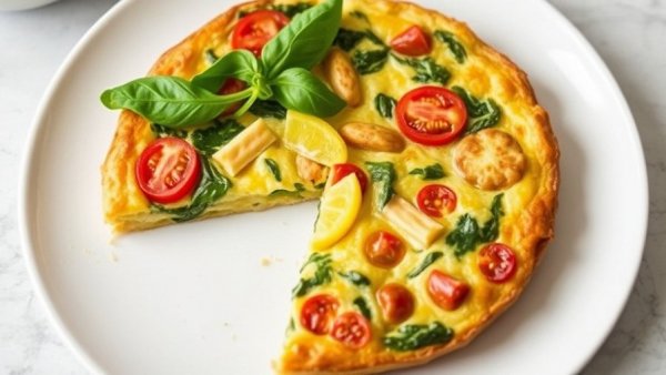 Spinach & Tomato Frittata